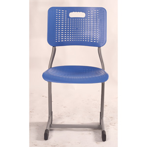 Silla Escolar Henmei Azul Rey con Estructura Metálica para Uso en el Aula - Product Image 3
