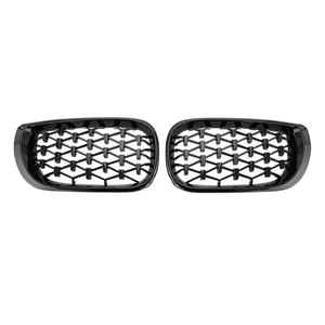 Grille de pare-chocs avant en matériau ABS pour <span class=keywords><strong>BMW</strong></span> Série 3 E46 2002-2005 Grille automatique noire brillante - Product Image 2