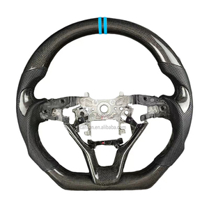 Best Selling Custom Double <b>Stripe</b> Design Carbon Fiber Steering Wheel for Honda Accord 10th Generation <b>Car</b> Steering Wheel - Product Image 4