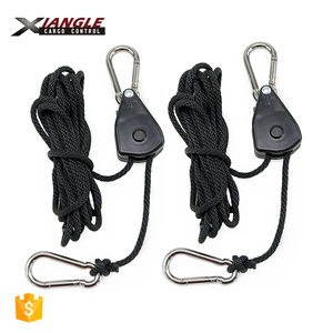 <span class=keywords><strong>Sangle</strong></span> à <span class=keywords><strong>cliquet</strong></span> réglable 1/8'' avec mousqueton <span class=keywords><strong>2m</strong></span> pour fixation de cargaison - Product Image 5
