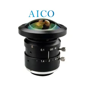 1/2" F1.4 1.4mm 5mp 182 Degree Manual Iris C Or CS Mount Fisheye Lens