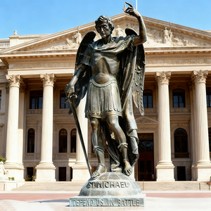 Life-Size Outdoor Garden Bronze Model of Perseus & Vintage Medusa's <b>Head</b> in Feng Shui <b>Style</b> Plated Metal Technique Vintage Medus - Product Image 6
