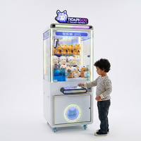 Machine à griffes commerciale à monnayeur, très rentable, avec force de griffes réglable, pour centres commerciaux et parcs d'attractions