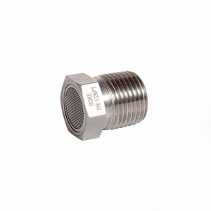 ข้อต่อกรองรังผึ้งสแตนเลส ROKE ขนาด 1/2NPT สำหรับงานแก๊สและของเหลว - Product Image 1