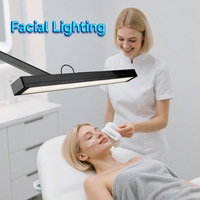 Lampe de salon de beauté portable grande et large 9509LED-C, lampe de table haute en métal pour poste de travail, lampe de salon de beauté à intensité variable pour ongles