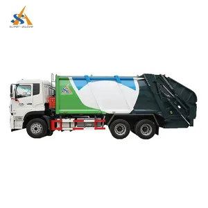 Camion compacteur d'ordures JMC 6CBM camion à ordures RHD camion de nettoyage de poubelle compressive à vendre