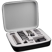 Bolsa de Viaje Resistente al Agua y a los Golpes con Cierre de Cremallera para el Kit de Aseo Masculino Philips con Recortadora y Accesorios