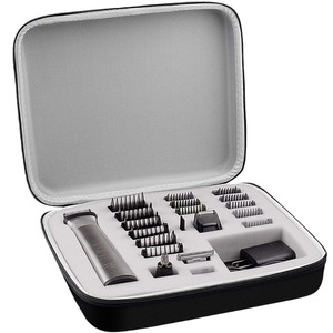 Bolsa de Viaje Resistente al Agua y a los Golpes con Cierre de Cremallera para el Kit de Aseo Masculino <span class=keywords><strong>Philips</strong></span> con Recortadora y Accesorios - Product Image 1