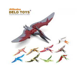 Bloques de construcción de plástico el Jurásico dinosaurio serie Pterodáctilo <span class=keywords><strong>Pterosauria</strong></span> juguetes de construcción para los niños (DE205D) - Product Image 1