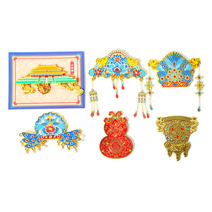 Aimants de réfrigérateur en métal magnétique au design moderne personnalisé par le fabricant, souvenirs de voyage, cadeaux, aimants de réfrigérateur - Product Image 5