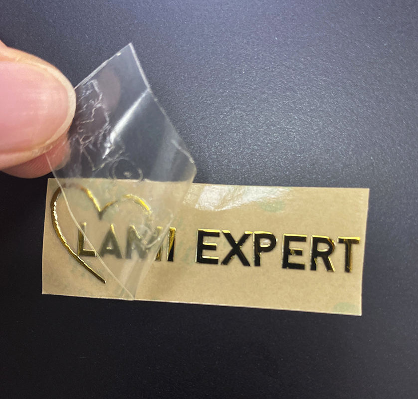 Pegatina de transferencia de metal