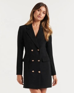 Autunno e inverno Slim Fit doppiopetto professionale Design abito di fascia alta tailleur da ufficio gonna da donna abito corto - Product Image 2