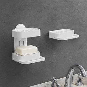 Bar Soap <b>Box</b> Suction Cup Bathroom Toilet Toilet Soap <b>Box</b> Bathroom Kitchen <b>Storage</b> <b>Shelving</b> Soap <b>Box</b> Drain - Product Image 2