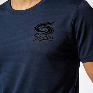 Ct0003 कस्टम हीट ट्रांसफर प्रिंटिंग पॉलिएस्टर टेबल टेनिस शर्ट त्वरित शुष्क सांस लेने योग्य खेल टेनिस पुरुष टी शर्ट - Product Image 1