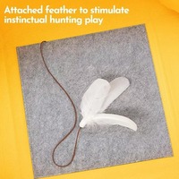 Nid d'hiver pour chats Nouveau Tunnel en soie pliable et déformable Maison pour chat Caverne semi-fermée pour petit carton solide et lavable
