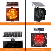 Les fabricants fournissent des feux clignotants solaires jaunes, des feux de signalisation routière, des feux d'avertissement et clignotants solaires en plastique.