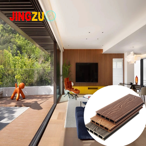 Plancher extérieur en composite bois PVC WPC à pose rapide pour <span class=keywords><strong>terrasse</strong></span> en <span class=keywords><strong>béton</strong></span> - Product Image 1