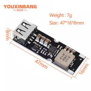 Đơn di động <span class=keywords><strong>Lithium</strong></span> Battery Boost Power <span class=keywords><strong>Module</strong></span> <span class=keywords><strong>Board</strong></span> 3.2V 3.7V 4.2V lít 5V 9V 12V USB điện thoại di động QC nhanh phí QC2.0 QC3.0 - Product Image 2