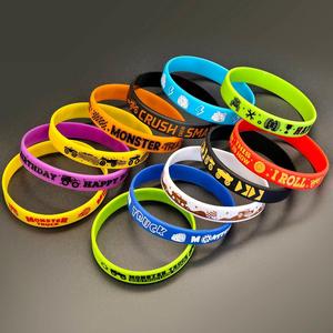 Pulsera de Silicona con Diseño de Auto, Bigfoot Racing, Vehículo Todoterreno, para Fiestas y Eventos, Pulsera de Goma con Impresión Personalizada - Product Image 5