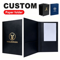 Carpeta de Presentación Personalizada con Logotipo Empresarial, Impresa en Papel, con Bolsillos A4 y A5, para Ferias Comerciales, Educación, Hoteles, Hospitales