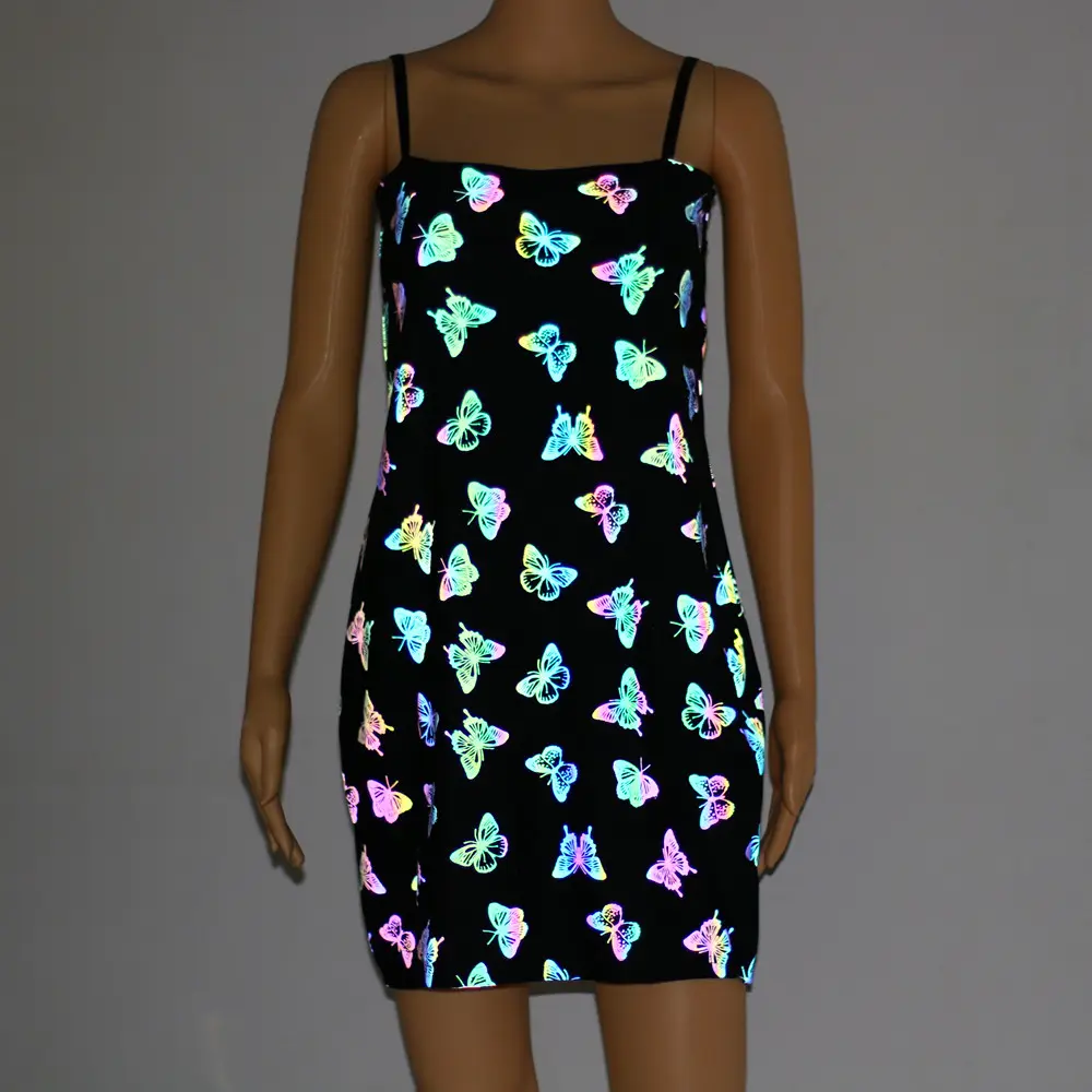 Лидер продаж, женское летнее Радужное вязаное дизайнерское Длинное Элегантное вечернее облегающее платье с рисунком бабочки, радужной расцветки
