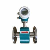 Compteur de débit électromagnétique intégré à économie d'énergie, sans obstruction, numérique, pour système de refroidissement de centrale électrique, OEM