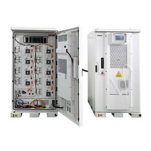Système de batterie murale extérieur 100KW/217KWh haute tension 51.2V au phosphate de fer et de lithium, armoire de stockage d'énergie, garantie 10 ans - Product Image 1