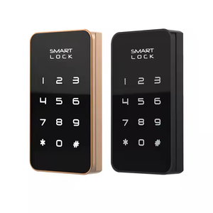 Kỹ thuật số tủ cam Bàn phím số mật khẩu Locker Đen 9 chữ số xử lý khóa với nút bấm phím khẩn cấp - Product Image 1