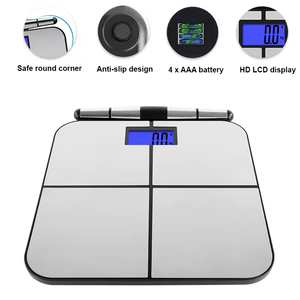 체질량지수 체지방 측정 체중계 8-전극 LCD 디스플레이 플라스틱 OEM 가정용 지능형 정밀 건강 전자 체중계 - Product Image 6
