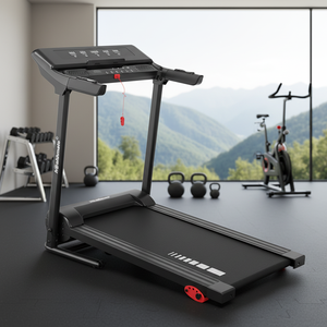 <span class=keywords><strong>Tapis</strong></span> roulant pliable électrique <span class=keywords><strong>nouvelle</strong></span> <span class=keywords><strong>génération</strong></span> pour la maison, moteur ABS 1,5 CV, capacité d'accueil 120 kg, écran LCD, écologique - Product Image 2