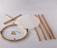 Ensemble de socles cylindriques en métal blanc pour table de desserts de mariage ou d'anniversaire