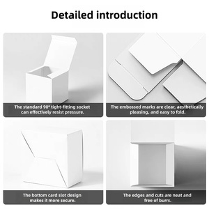 Boîte cadeau haut de gamme, structure robuste de type avion, pour les soins anti-âge de la peau et l'emballage de flacons de capsules de santé - Product Image 5
