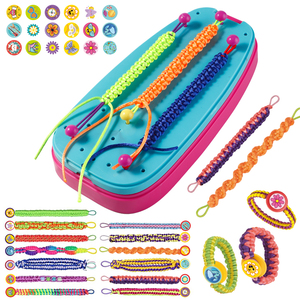 Vente flash <span class=keywords><strong>Bracelet</strong></span> pour enfants Boîte <span class=keywords><strong>de</strong></span> fabrication <span class=keywords><strong>de</strong></span> bracelets d'amitié DIY <span class=keywords><strong>Kit</strong></span> <span class=keywords><strong>de</strong></span> fabrication <span class=keywords><strong>de</strong></span> bracelets en corde tressée pour le jeu à domicile Anniversaire Vacances Activité préscolaire - Product Image 3