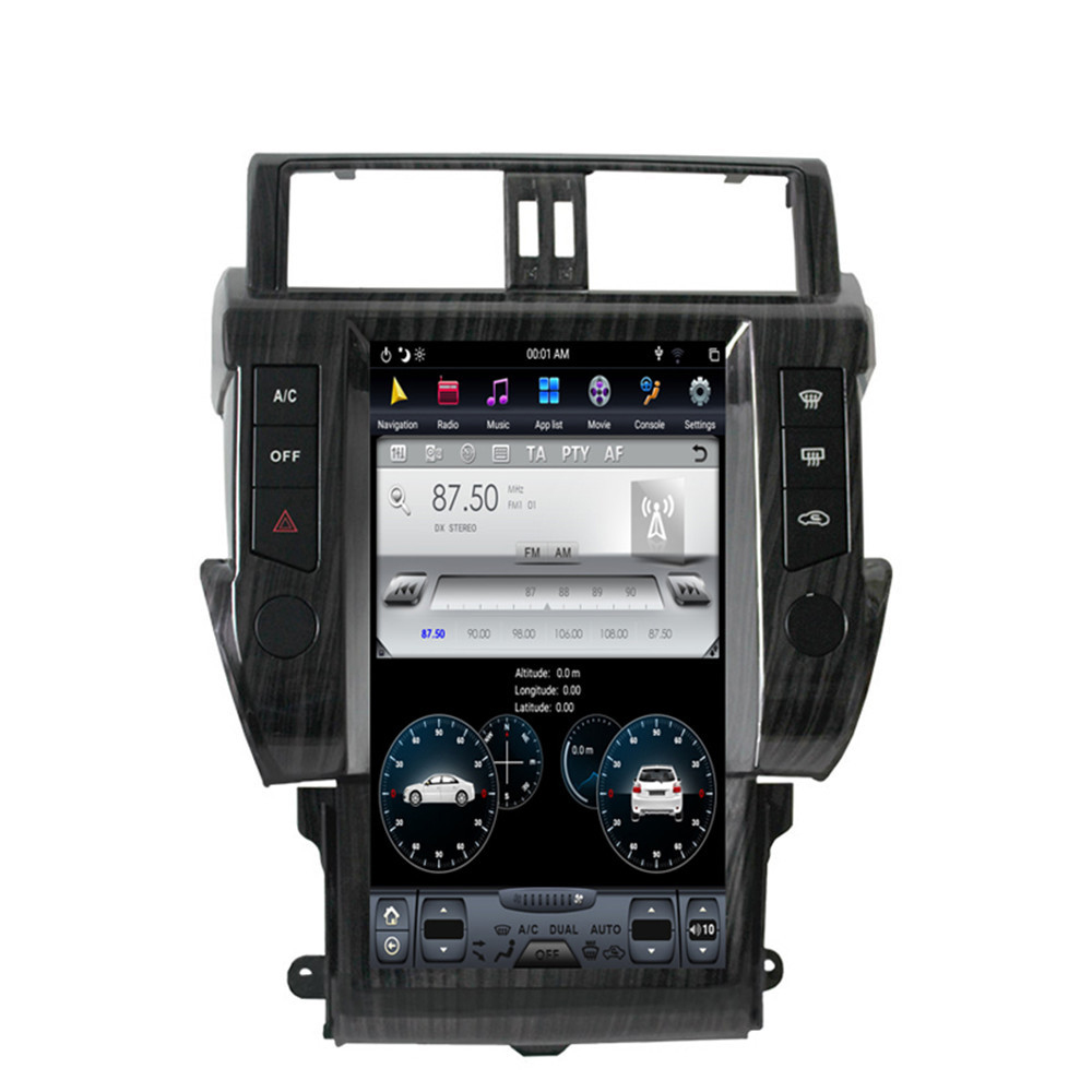 Android 9 GPS DVD плейер Автомобильный GPS 13,6 дюймов сенсорный экран для TOYOTA Land Cruiser Prado 150 2010 2011 2012 2013