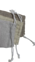 Sacs en jute personnalisés d'usine, sacs en lin, petits sacs à cordon en chanvre, sacs à bijoux, sacs cadeaux, pochettes en toile de jute