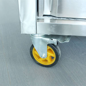 VICTORY 304 acier inoxydable mis en place un décrochage snack chariot inox lait thé chariot ss camion de nourriture pour d'autres fournitures d'hôtel et de restaurant - Product Image 5