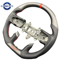 Volant en fibre de carbone forgée avec cuir perforé pour Dodge Ram 1500 2500 2019 2020 2021 TRX 2020, modification de course