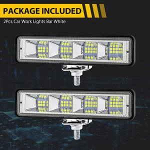 ระบบไฟส่องสว่างอัตโนมัติ LED สีขาวสว่างพิเศษ 3030 24SMD กันน้ำ ไฟสปอตไลท์แบบแท่ง สำหรับรถยนต์ SUV ไฟตัดหมอก - Product Image 6