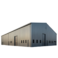 Bâtiments d'entrepôt préfabriqués en structure acier avec kits de construction métalliques, design moderne pour usage résidentiel, origine Chine