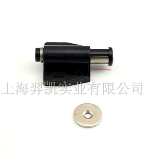 Loquet magnétique Xin Jieliang pour porte d'armoire 38x34mm, en plastique noir, avec dispositif de rebond à ressort dissimulé pour portes de placards de rangement - Product Image 2