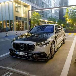 Kit carrosserie en fibre de carbone sèche MSY pour <span class=keywords><strong>Mercedes</strong></span>-Benz <span class=keywords><strong>S63</strong></span> <span class=keywords><strong>AMG</strong></span> 2024+ - Lèvre avant en fibre de carbone, jupe latérale, diffuseur arrière, spoiler, capot, kit carrosserie - Product Image 6
