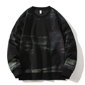 Suéter 2025 para hombre, primavera y otoño, nueva moda, marca, estilo coreano, holgado, informal, de manga larga, cuello redondo, camiseta interior. - Product Image 3