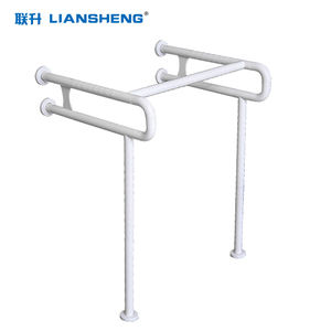 Barres d'appui pour salle de bain, mains courantes de toilettes en acier inoxydable, barre d'appui murale pour personnes âgées, rails de sécurité pour lavabo - Product Image 3