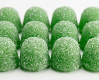 OEM Factory Direct Green Apple Flavor Fudge Sour Flavored Colorful Cartoon-Shaped Sugar Candies