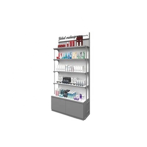 Vetrina Espositiva per Cosmetici Personalizzabile a Basso Profilo con LED, Struttura in Metallo, Multiuso per Saloni di Bellezza e Barbieri - Product Image 5