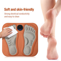 Haute qualité électronique pieds stimulateur musculaire masseur de pieds pieds stimulateur musculaire sans fil impulsion tapis de Massage des pieds