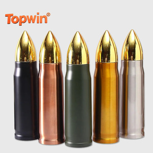 NEW 500ml Bullet Shape Thermos Bottle Large Capacity Stainless Steel Water Bottle Portable Vacuum <b>Flasks</b> Thermos Cup for <b>Coffee</b> - Product Image 1