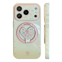 Coque de téléphone magnétique à paillettes pour iPhone 16 Pro 17 pour filles, design élégant, avec 13 nœuds et 15 12