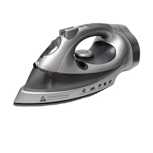 <span class=keywords><strong>Plancha</strong></span> de vapor de suela de cerámica eléctrica inalámbrica de cierre automático retráctil de lujo para hotel - Product Image 1