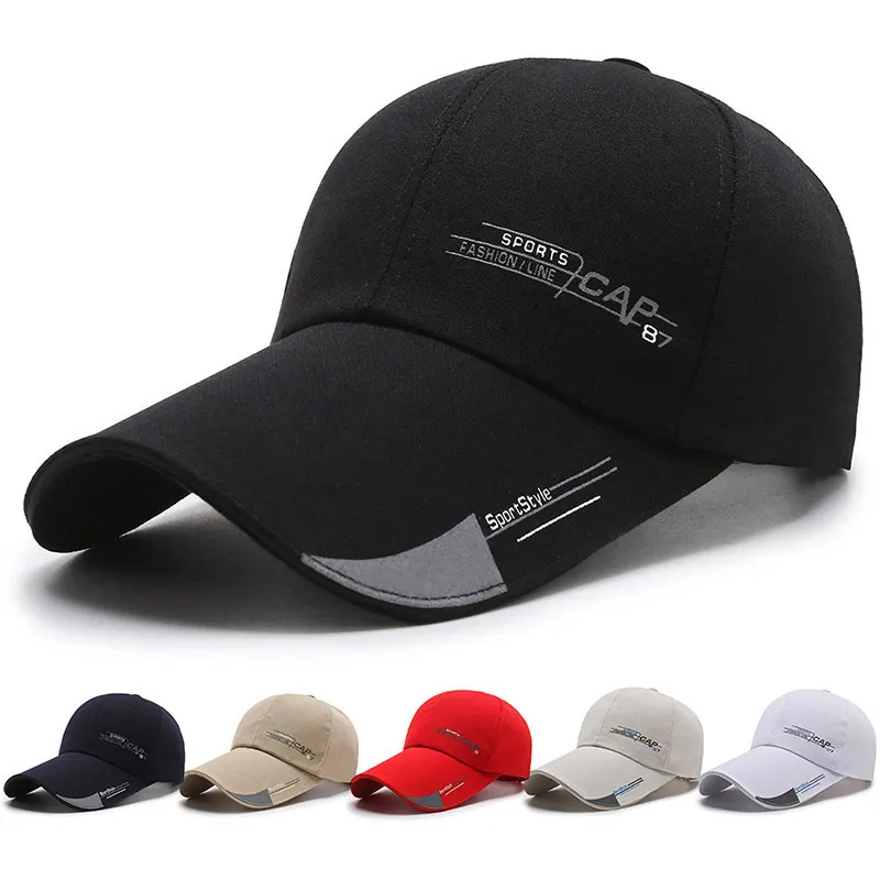 Baseball Cap Sports Cap Solid Color Sun Hat Casual Snapback Hat Fashion Outdoor Cotton Hip Hop Hats For Men Women Unisex